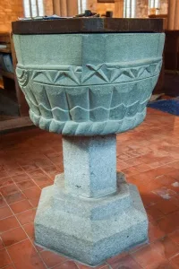 12th century Norman font