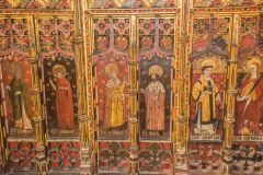 15th century chancel screen in St Catherine's church