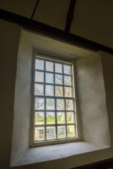Georgian sash window, north wall