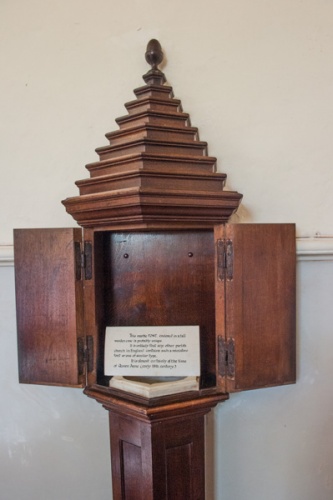 The marble font