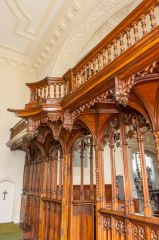 The exquisite 16th century chancel screen