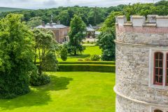 Lulworth House from the castle tower