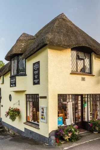 The thatched tearoom