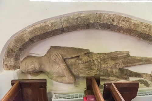 13th-century effigy of a knight