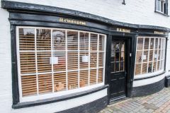 Bow windows of a High Street shop