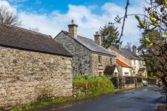 Looking along the main street