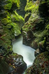 Lydford Gorge, The River Lyd running through Devil's Cauldron