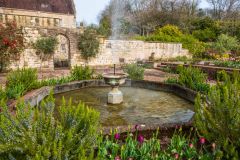 Formal gardens near the house