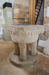 The 12th-century font