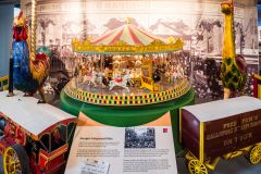 A fairground rides exhibit