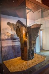 The upturned tree stump from Seahenge