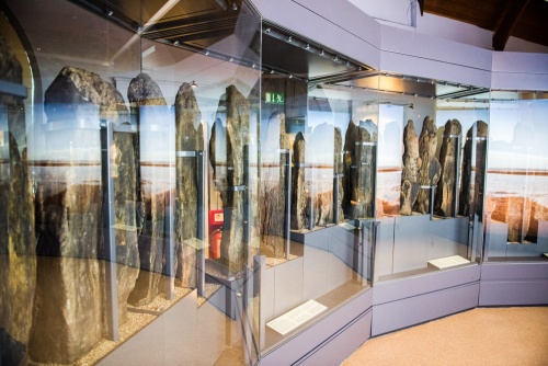 The Sea Henge exhibit at Lynn Museum