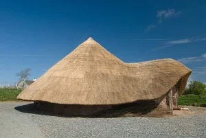 Recreation of a Celtic thatched hut, Anglesey