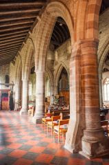 Madley Church, The north aisle arcading