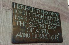 Madley Church, John Gough brass, 1618