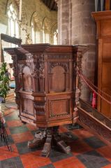 Madley Church, The beautifully carved pulpit