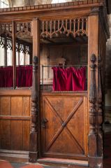 Madley Church, The Lulham pew