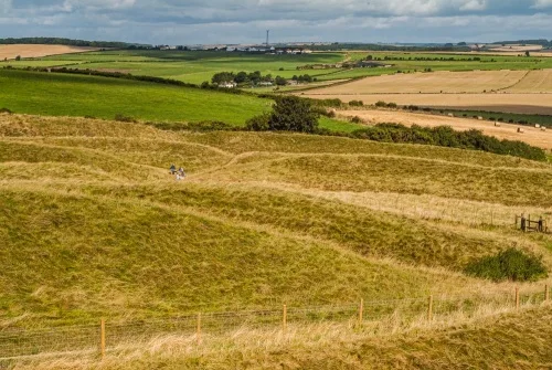 The main entrance defensive earthworks