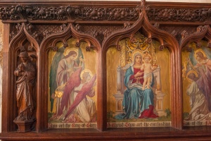 1914 painted reredos