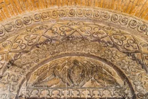 Malmesbury Abbey Norman tympanum