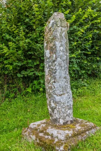 The medieval churchyard cross