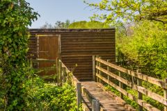 The wildlife observation hide