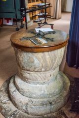 The 12th-century font