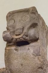 Another grotesque corbel head