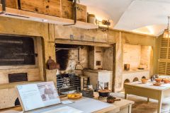 The restored Georgian kitchen