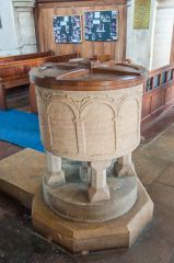 Manton, St Mary's Church, The circular font