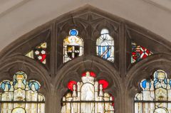 Medieval stained glass, east window