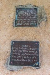 Early 18th century Powell family brasses