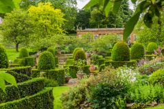The formal Italianate gardens