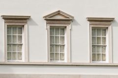 First floor windows, south front