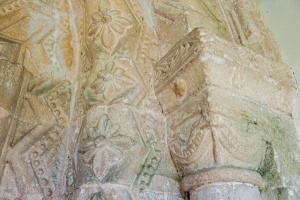 Norman capitals, south door