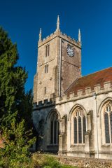 The 16th-century west tower