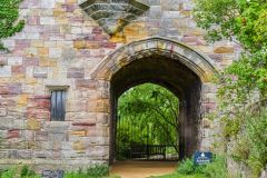 The arched tower passage
