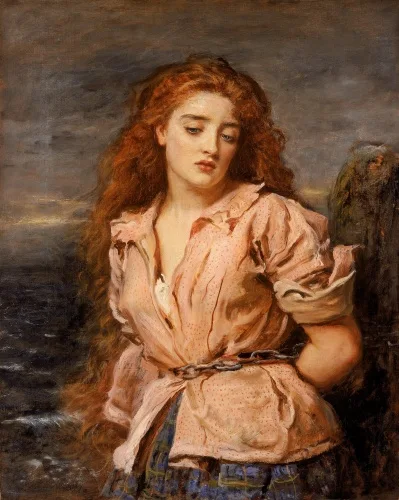 Martyr of the Solway, by Millais