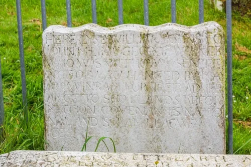 Margaret Wilson's gravestone