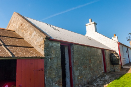 The front of the cottage