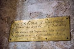 Arthur Marshall brass, 1689