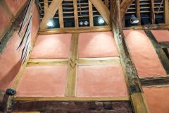 Timber-framed wall in the Great Hall