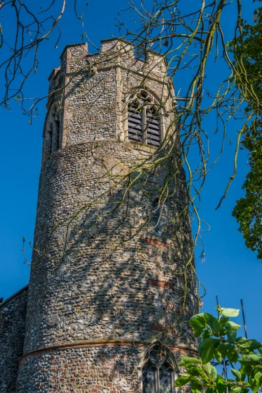 The Saxon round tower