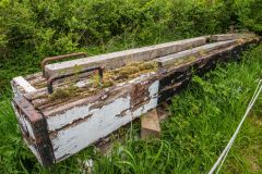 A disused lock gate at Maunsel Lock