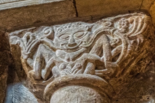 The sheela-na-gig carving