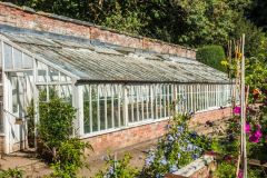 A cold frame in the kitchen garden
