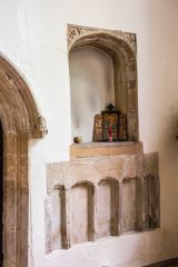 Late medieval Easter Sepulchre in the chancel