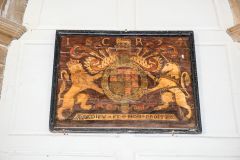 Charles I royal coat of arms, 1653