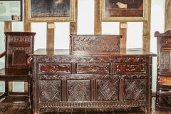 17th century table chest in the First Antechamber