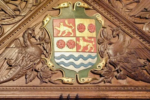 16th-century mantel in the Governor's Parlour